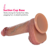 Renaissance Raphael 9.5 Inch Sliding Foreskin Dildo in Tan Dildo Sex Toys > Realistic Dildos - Tophatter Daily Deals