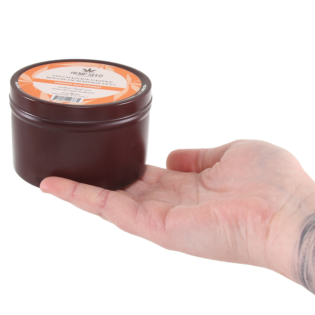 3-in-1 Massage Candle 6oz/170g in Fresh Squeezed - Tophatter's Adult Sex Toys Online Lubes and Lotions > Erotic Massage Oils - Tophatter Daily Deals