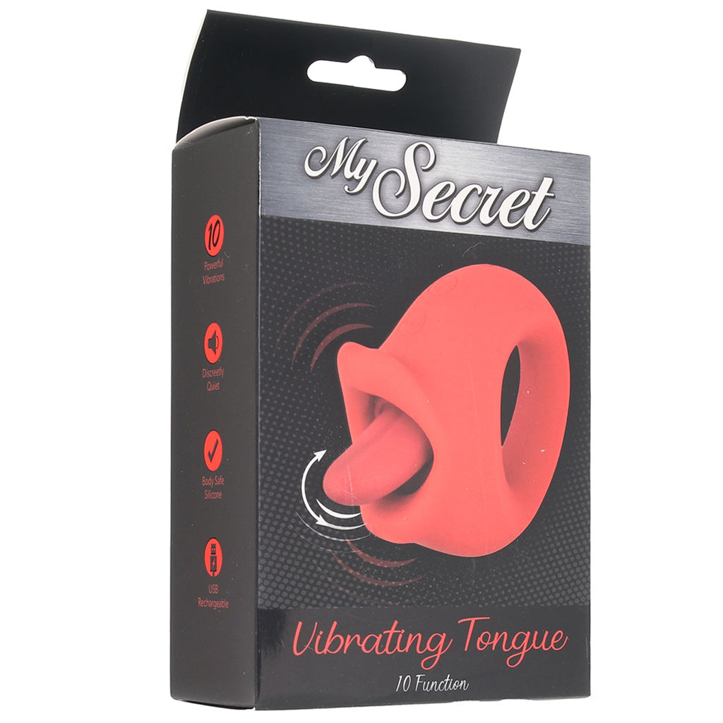 My Secret Tongue Vibe - Tophatter's Adult Sex Toys Online Vibrators > Clitoral Stimulators - Tophatter Daily Deals