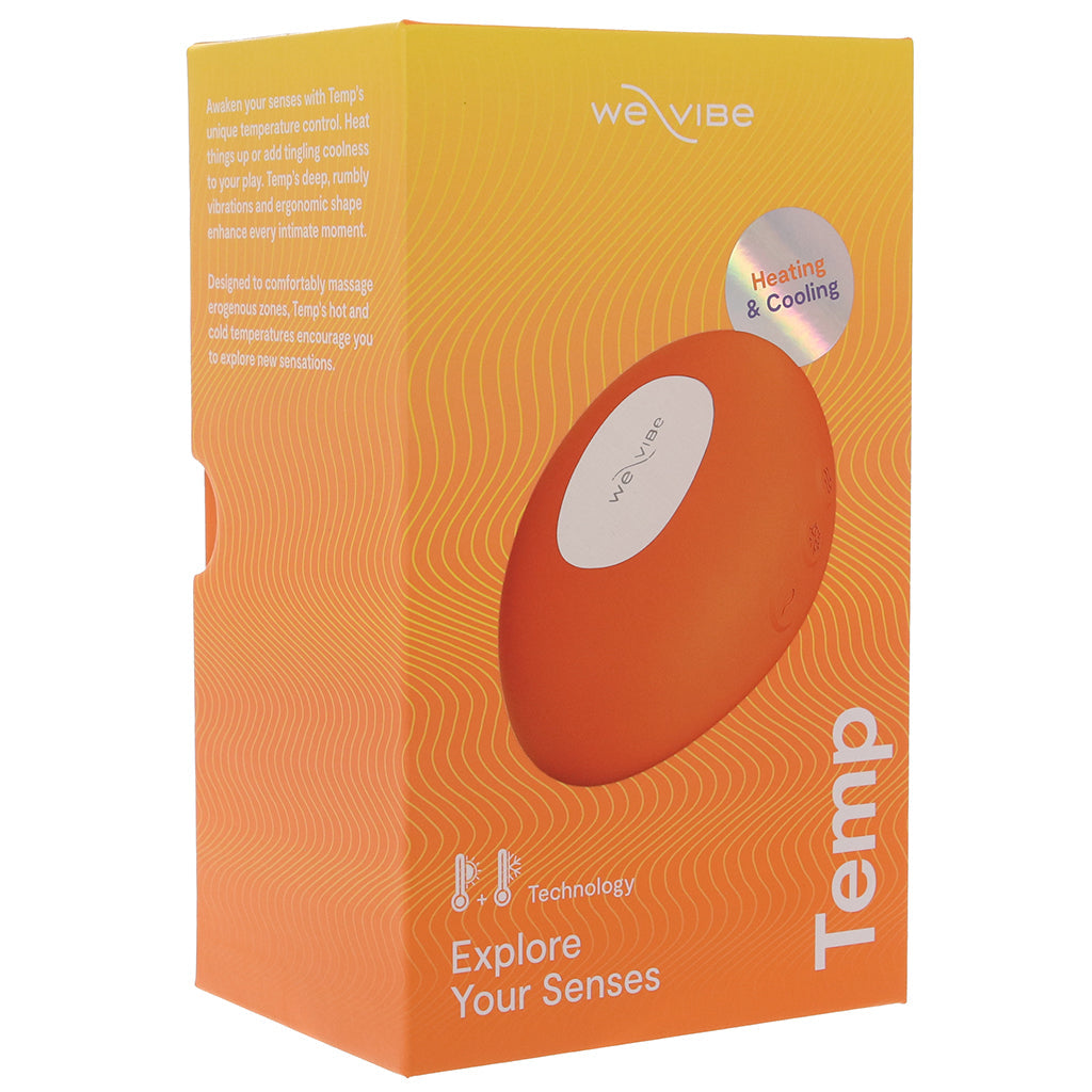 We-Vibe Temp Temperature Play Vibe in Tangerine Vibrators > Clitoral Stimulators - Tophatter Daily Deals