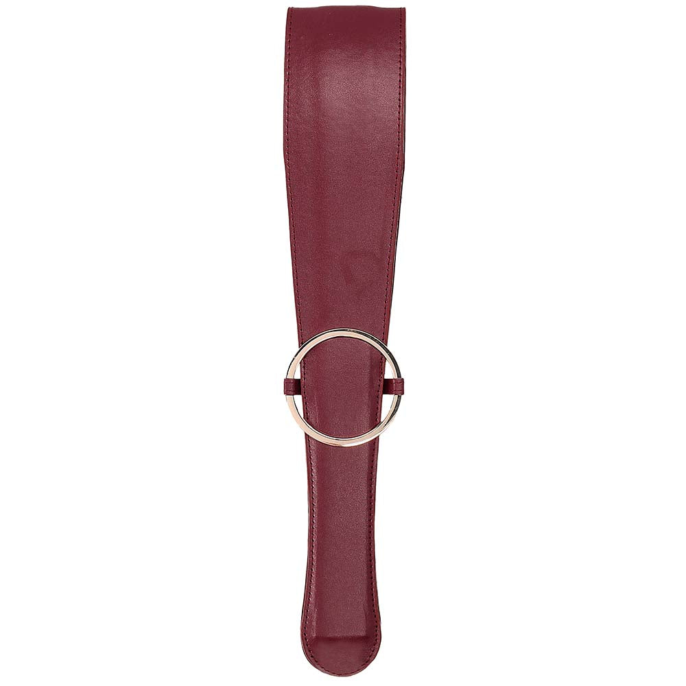 Ouch! Halo Belt Flogger in Burgundy Bondage and Fetish > Whips and Crops - Tophatter Daily Deals