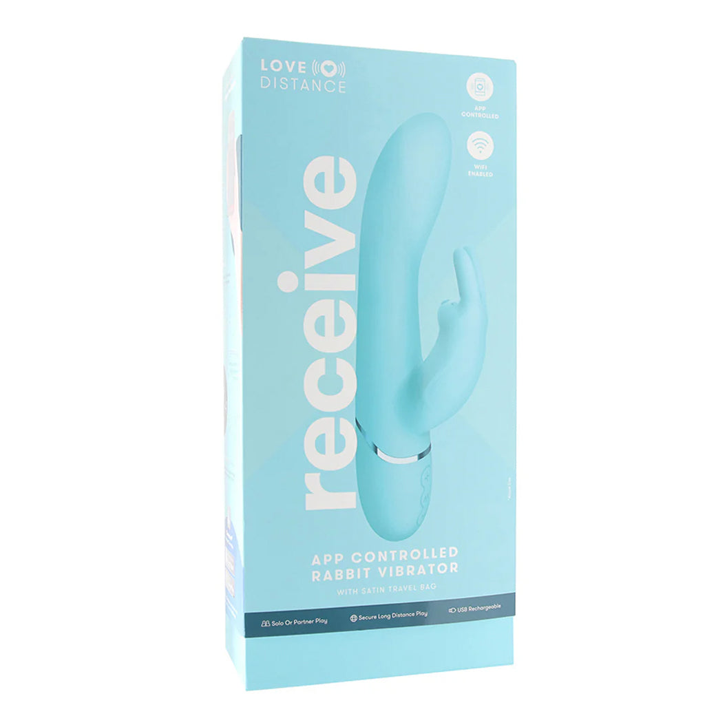 Love Distance Receive App Controlled Rabbit Vibe - Tophatter's Adult Sex Toys Online Vibrators > Rabbit Vibrators - Tophatter Daily Deals