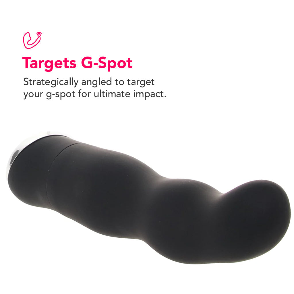 8 Function Classic Chic Curve Vibe in Black Vibrators > G-Spot Vibrators - Tophatter Daily Deals