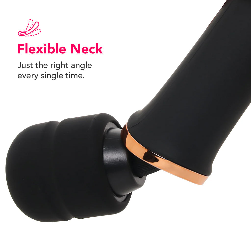 PinkCherry Rechargeable Wand in Black Vibrators > Wands - Tophatter Daily Deals