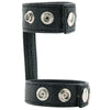 Blue Line Duo Snap Cock and Ball Ring Bondage and Fetish > Cock and Ball Devices - Tophatter Daily Deals
