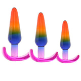 Crystal Jellies Anal Trainer Set in Rainbow Anal Sex Toys > Butt Plugs - Tophatter Daily Deals