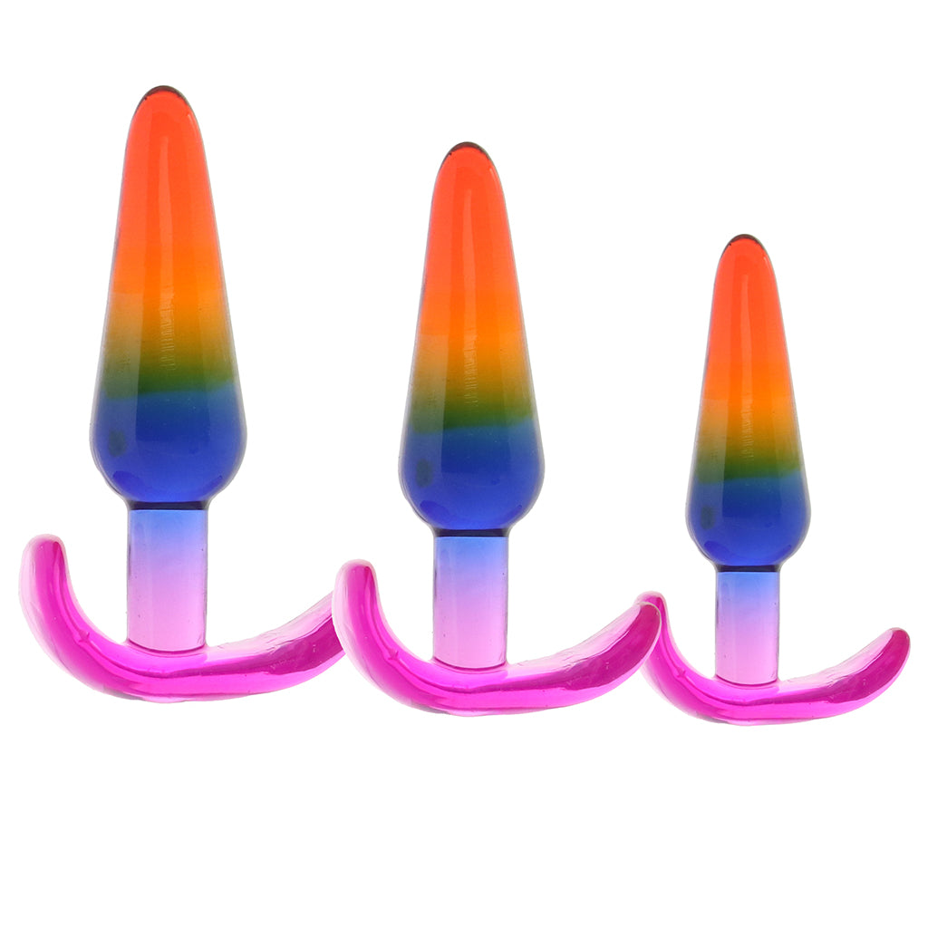 Crystal Jellies Anal Trainer Set in Rainbow Anal Sex Toys > Butt Plugs - Tophatter Daily Deals