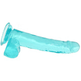 Size Queen 8 Inch Jelly Dildo in Teal Dildo Sex Toys > Realistic Dildos - Tophatter Daily Deals