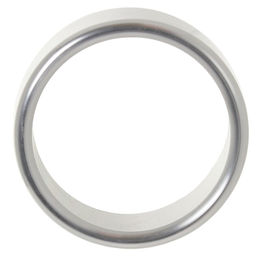 Rock Solid The Brushed Alloy Cock Ring in X-Large Cock Rings - Tophatter Daily Deals