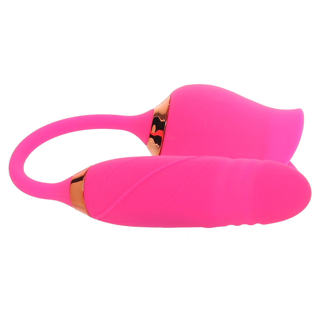 Pink Pussycat Licking Rose Vibe Vibrators > Clitoral Stimulators - Tophatter Daily Deals