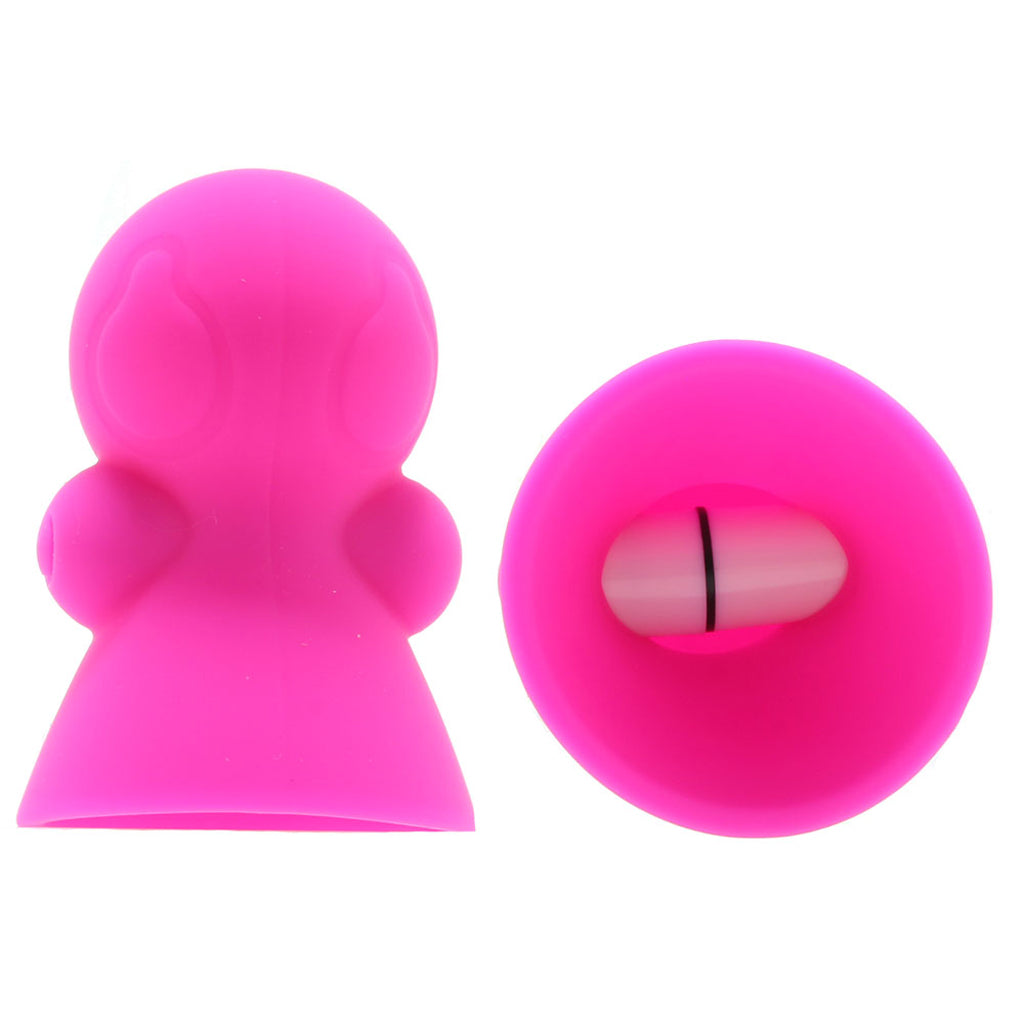 Seduce Me Vibrating Nipple Suckers in Pink Bondage and Fetish > Nipple Stimulators & Clamps - Tophatter Daily Deals