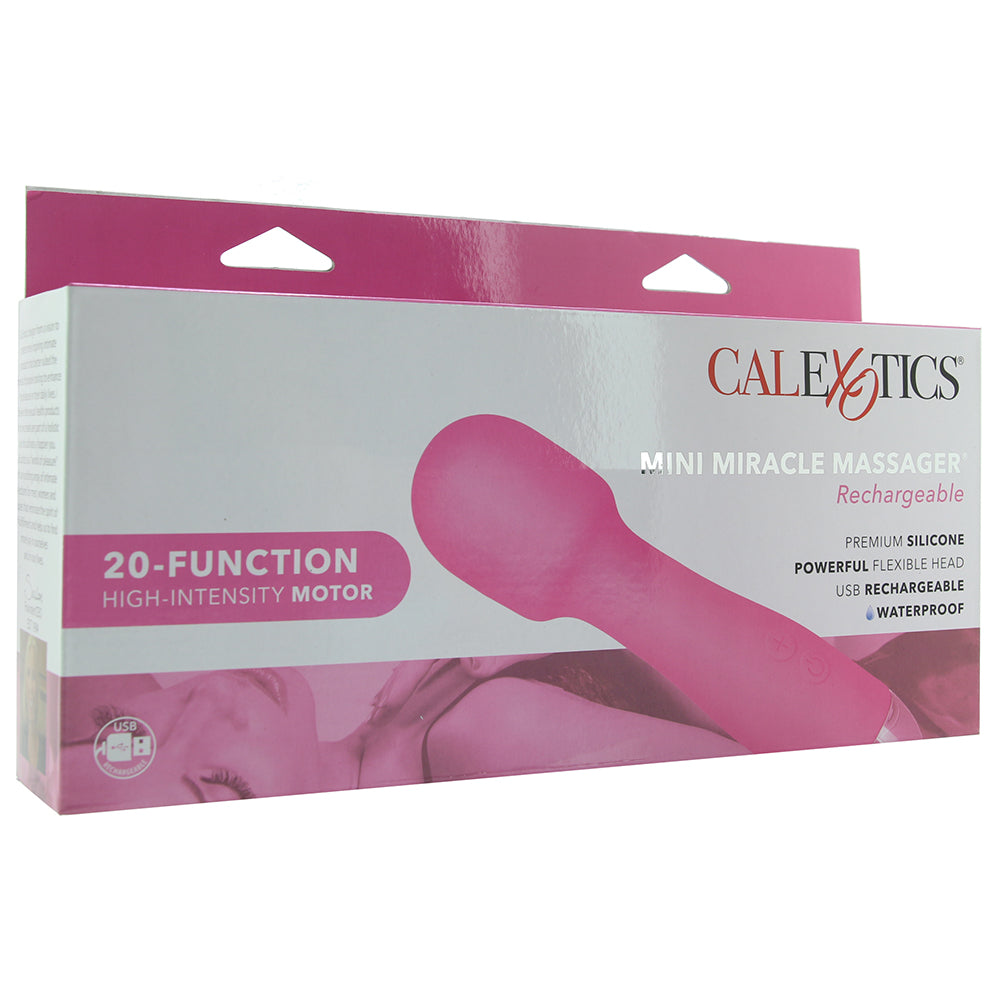 Mini Miracle Rechargeable Silicone Wand Massager Vibrators > Wands - Tophatter Daily Deals