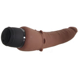 Power Cock 7 Inch Slim Realistic Vibe in Dark Brown Vibrators > Realistic Vibrator Dildos - Tophatter Daily Deals