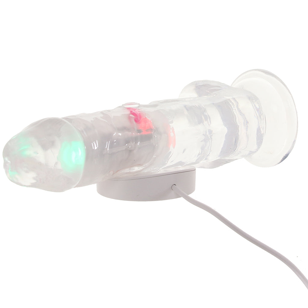 RealRock 7 Inch Light Up Vibrating Ballsy Dildo - Tophatter's Adult Sex Toys Online Vibrators > Realistic Vibrator Dildos - Tophatter Daily Deals