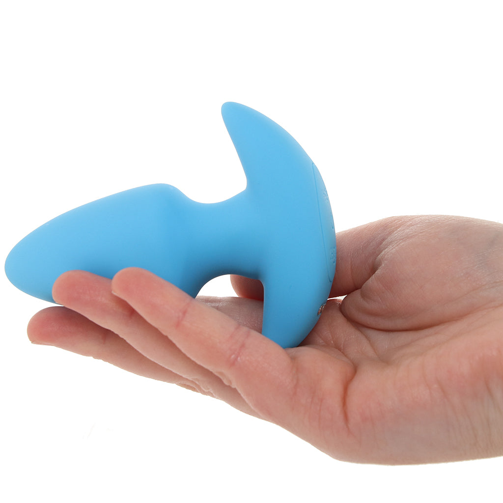 Bang! Thrusting & Vibrating Silicone Butt Plug in Blue Anal Sex Toys > Butt Plugs - Tophatter Daily Deals