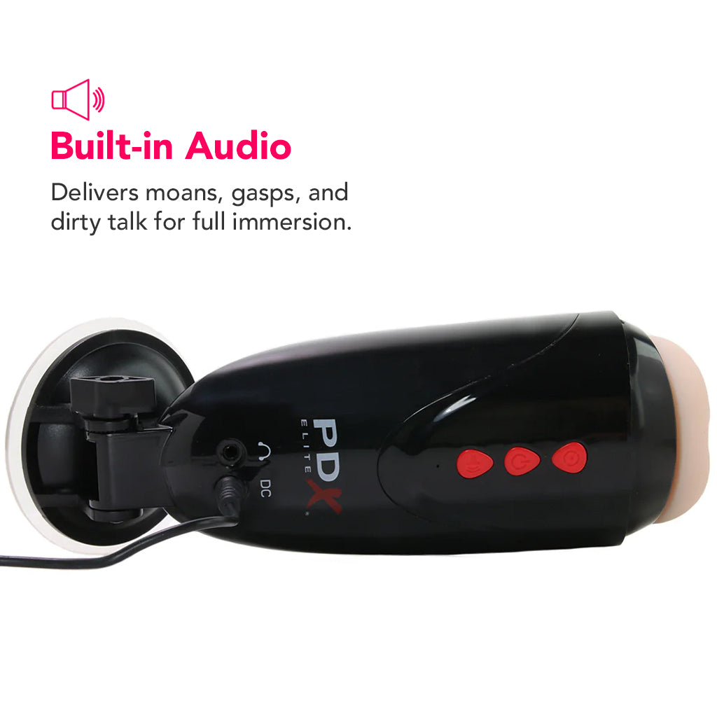Dirty Talk Interactive Starter Stroker Male Masturbators > Self-Contained Strokers - Tophatter Daily Deals