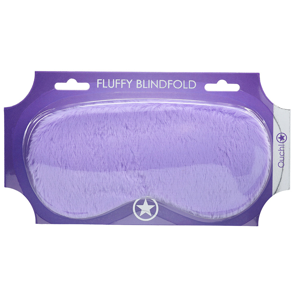 Ouch! Fluffy Blindfold in Purple Bondage and Fetish > Pleasure Masks and Dress Up Play - Tophatter Daily Deals