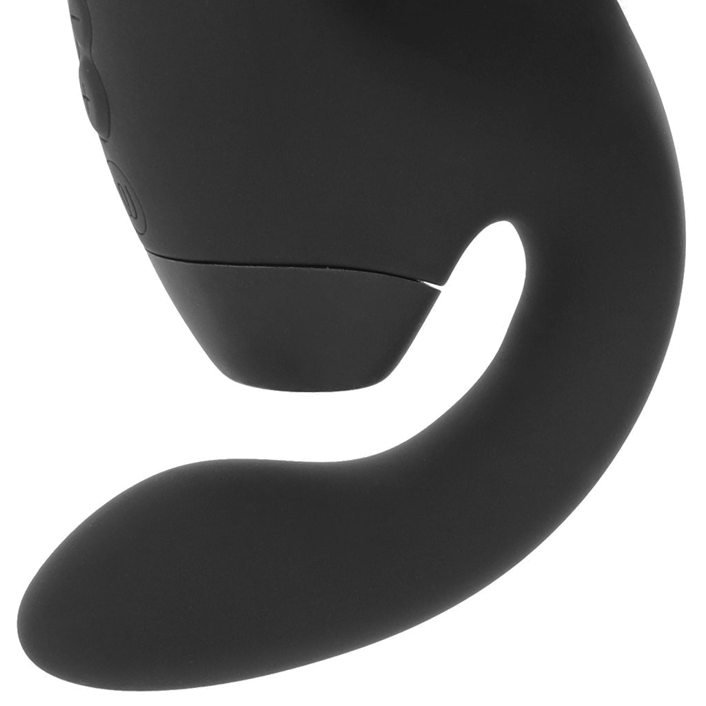 Womanizer Next Duo Clitoral Suction & G-Spot Vibe in Black Vibrators > G-Spot Vibrators - Tophatter Daily Deals