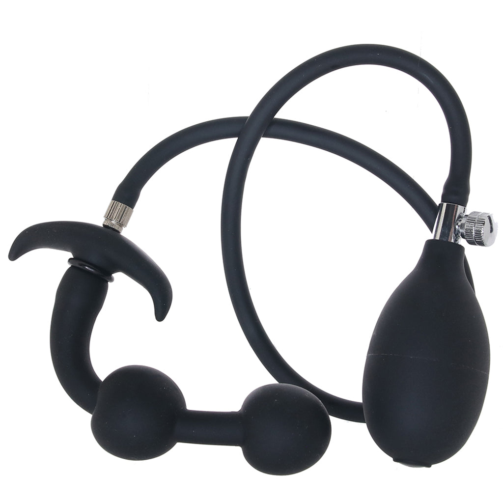 Master Series Ass Rattler Inflatable Plug - Tophatter's Adult Products Anal Sex Toys > Anal Beads - Tophatter Daily Deals