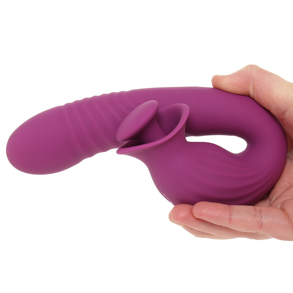 Deep Ecstasy G-Spot Thrusting Vibe Vibrators > Rabbit Vibrators - Tophatter Daily Deals