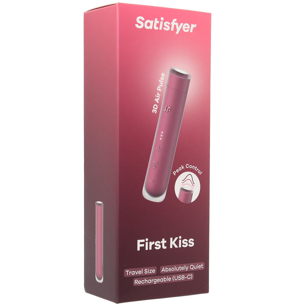 Satisfyer First Kiss Air Pulse Stimulator Vibrators > Clitoral Stimulators - Tophatter Daily Deals