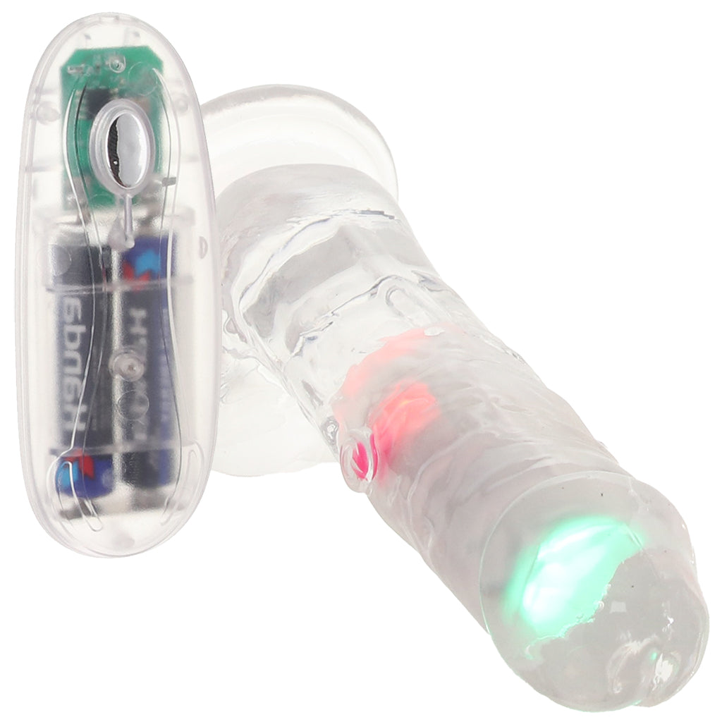 RealRock 6 Inch Light Up Vibrating Ballsy Dildo - Tophatter's Adult Sex Toys Online Vibrators > Realistic Vibrator Dildos - Tophatter Daily Deals