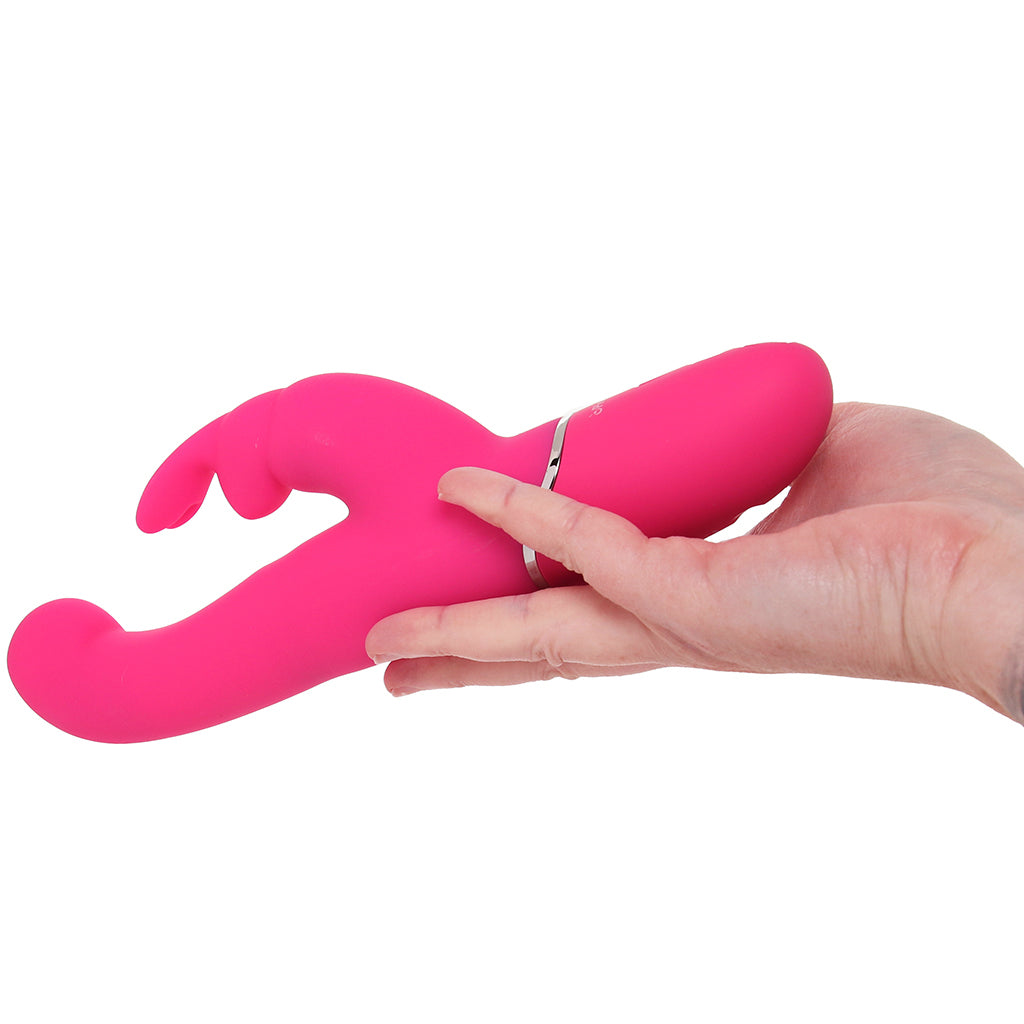 PinkCherry G-Spot Stroker Rabbit Vibe in Pink - Tophatter's Adult Sex Toys Online Vibrators > Rabbit Vibrators - Tophatter Daily Deals