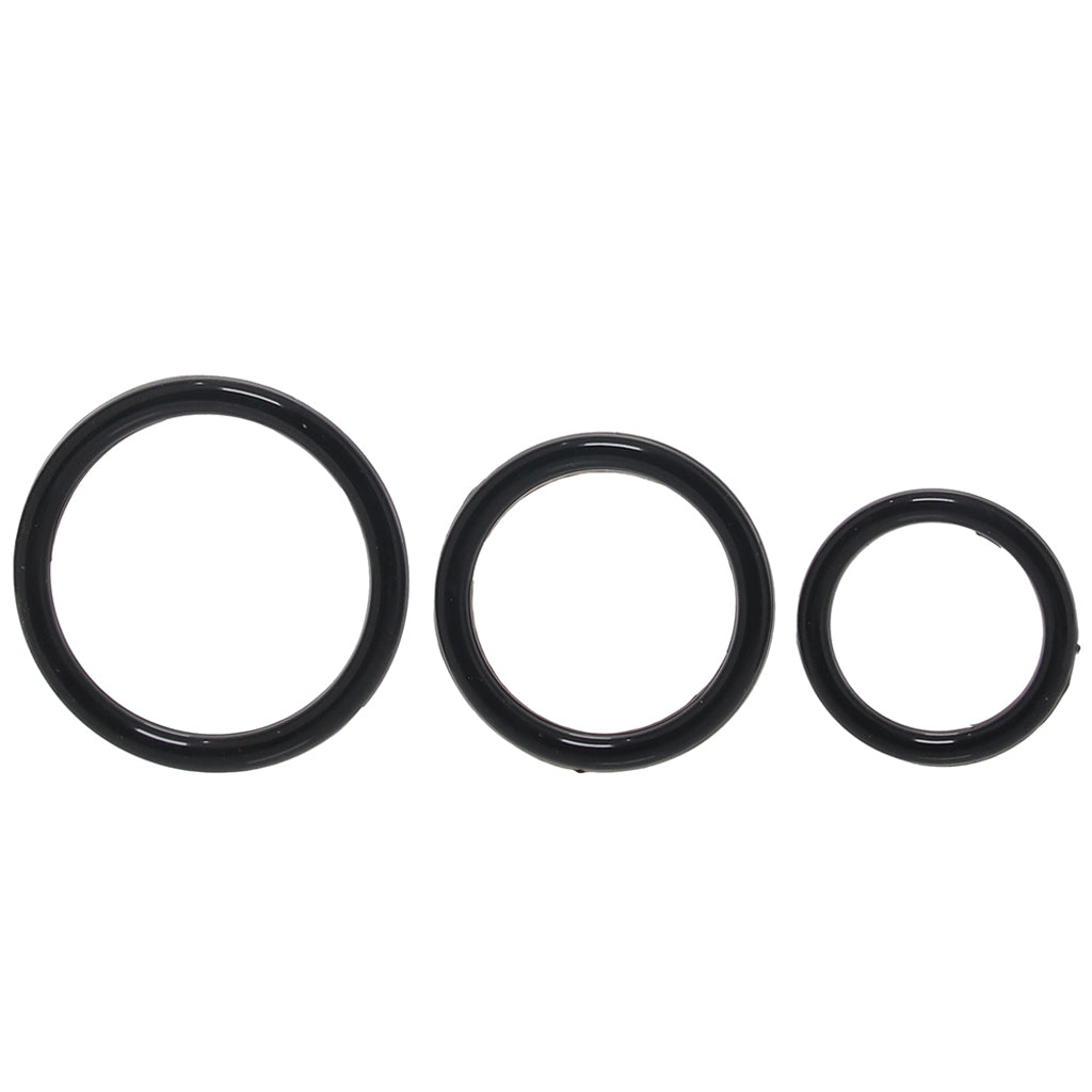 Tri-Rings Cock Ring Set - Tophatter's Adult Products Cock Rings - Tophatter Daily Deals