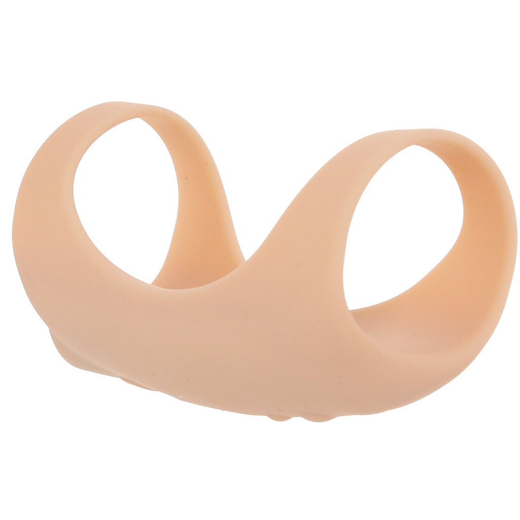 Jock Vibrating Silicone Penis Sleeve in Light - Tophatter's Vibrator Deals Online Male Enhancement > Extenders and Sleeves - Tophatter Daily Deals