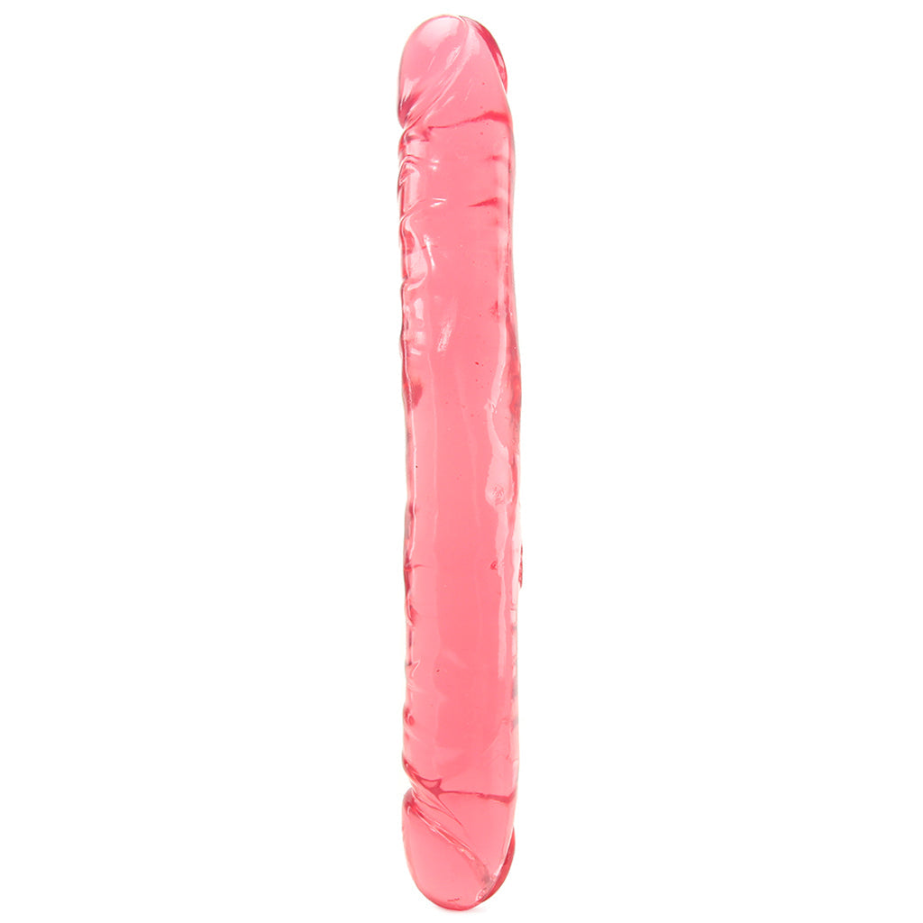 Crystal Jellies 12 Inch Double Dong in Pink Dildo Sex Toys > Double Ended Dildos - Tophatter Daily Deals