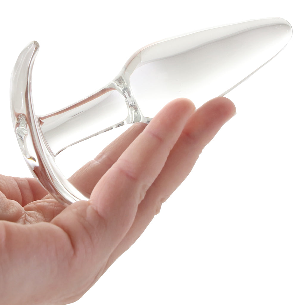 Clarity Utopian Floret Glass Butt Plug Anal Sex Toys > Butt Plugs - Tophatter Daily Deals