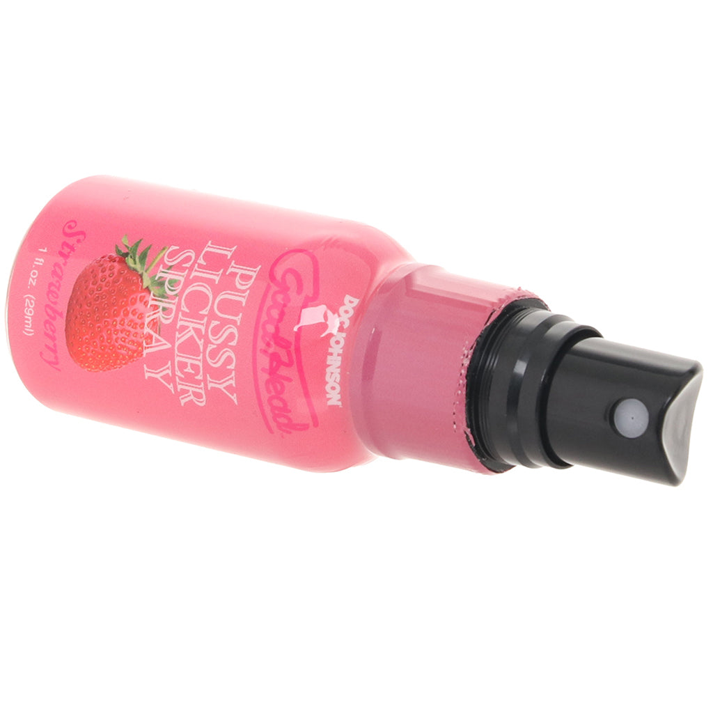 GoodHead Pussy Licker Spray 1fl.oz/29ml in Strawberry Lubes and Lotions > Flavored Sex Lubes - Tophatter Daily Deals