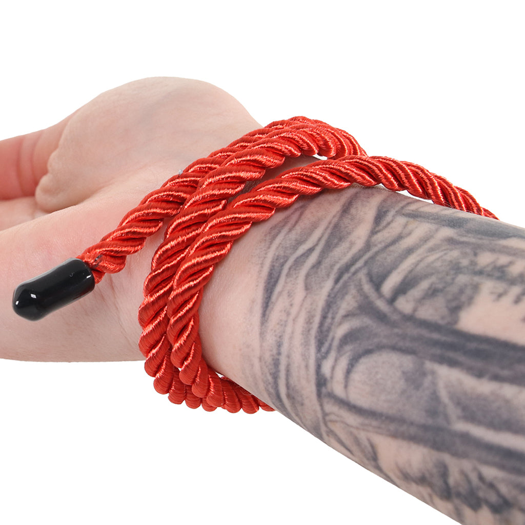 Ouch! 32.8'/10m Bondage Rope in Red - Tophatter's Adult Sex Toys Online Bondage and Fetish > Restraints - Tophatter Daily Deals