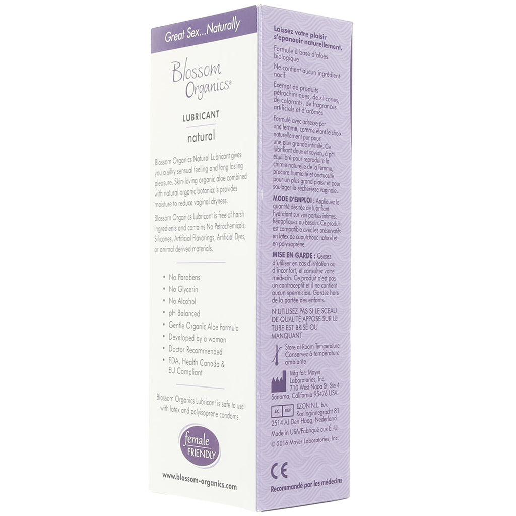 Blossom Organic Natural Lube in 2.5oz/75ml Lubes and Lotions > Water Based Sex Lubes - Tophatter Daily Deals