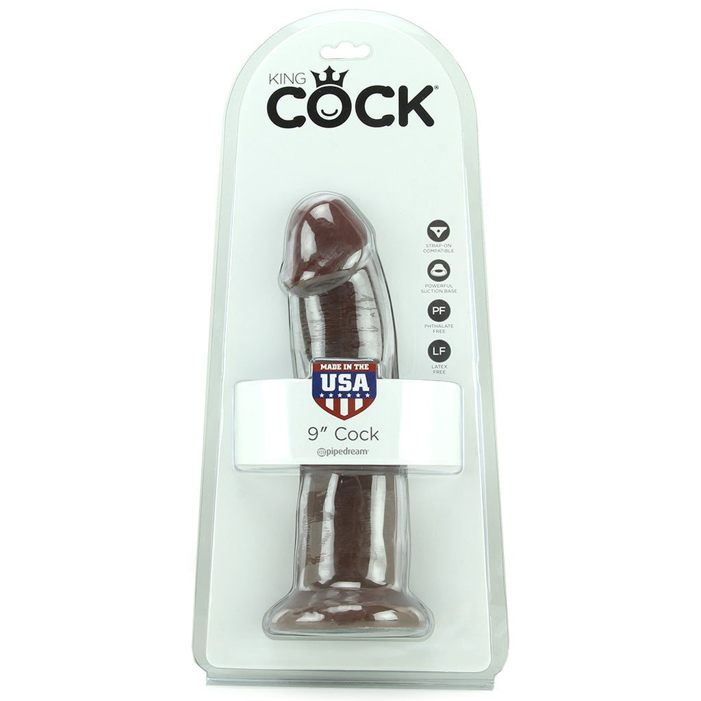 King Cock 9 Inch Dildo in Brown Dildo Sex Toys > Realistic Dildos - Tophatter Daily Deals