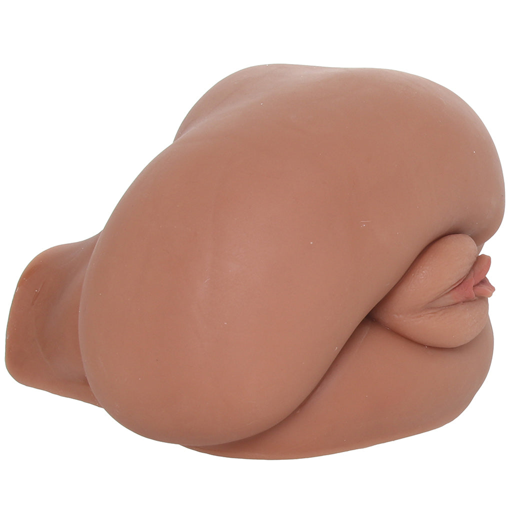 Stroke It Side Banger Pussy & Ass Masturbator in Brown - Tophatter's Adult Sex Toys Online Male Masturbators > Realistic Butts - Tophatter Daily Deals