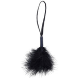 S&M Peaches 'n CreaMe Wrist Feather Ticker in Black - Tophatter's Adult Sex Toys Online Sensual Love > Ticklers & Teasers - Tophatter Daily Deals