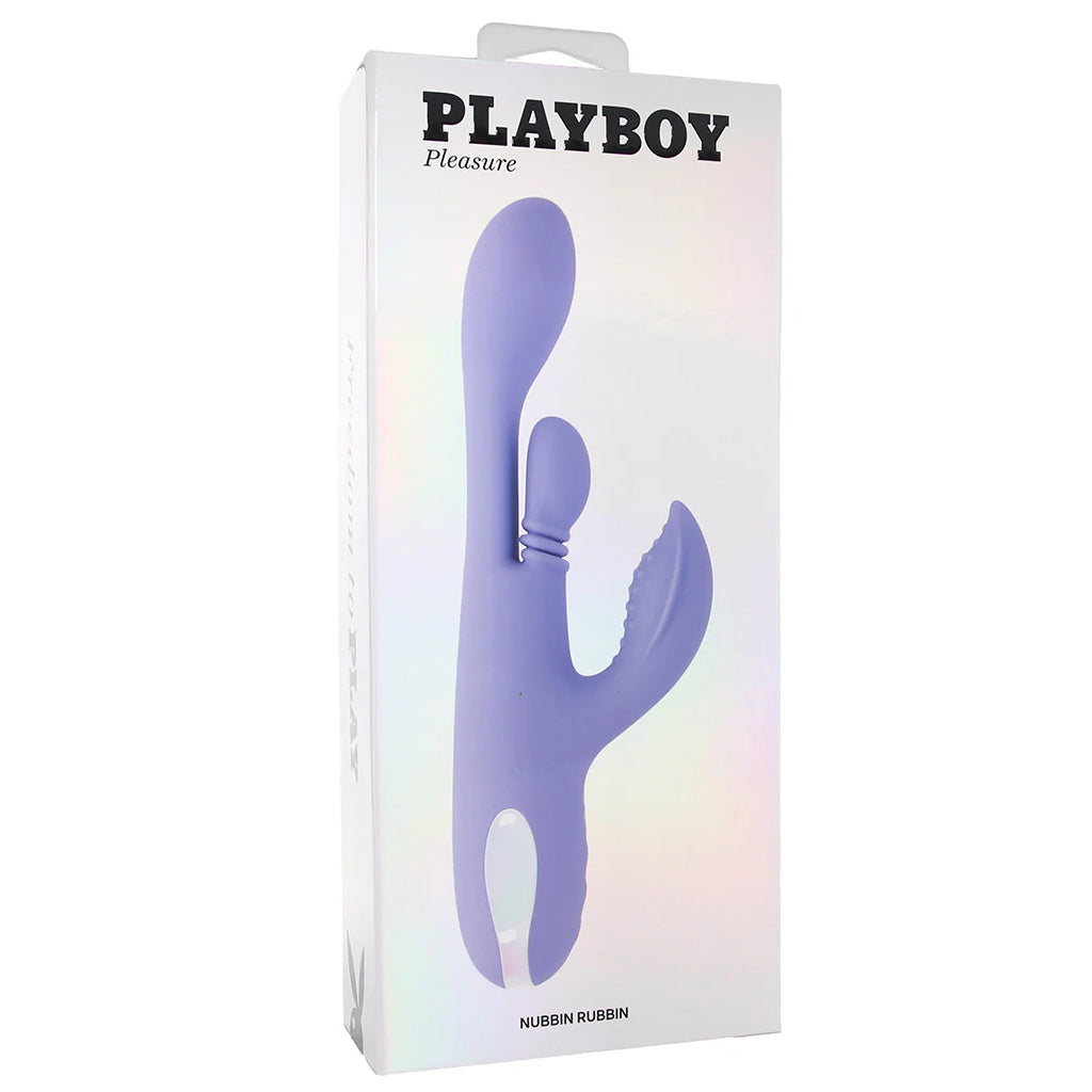Playboy Nubbin Rubbin Rabbit Vibe Vibrators > Rabbit Vibrators - Tophatter Daily Deals