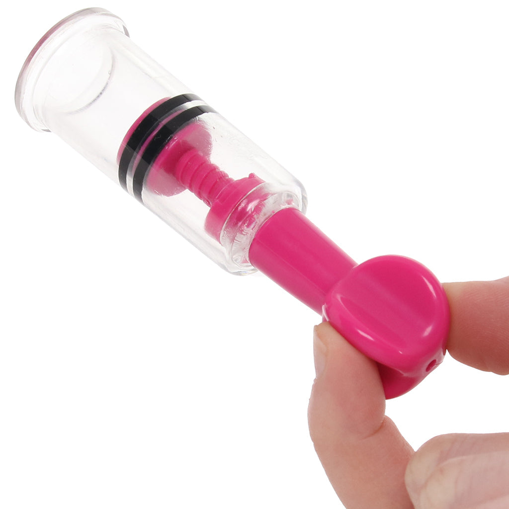 Size Matters MAXtwist Clit & Nipple Sucker Set in Pink Bondage and Fetish > Nipple Stimulators & Clamps - Tophatter Daily Deals