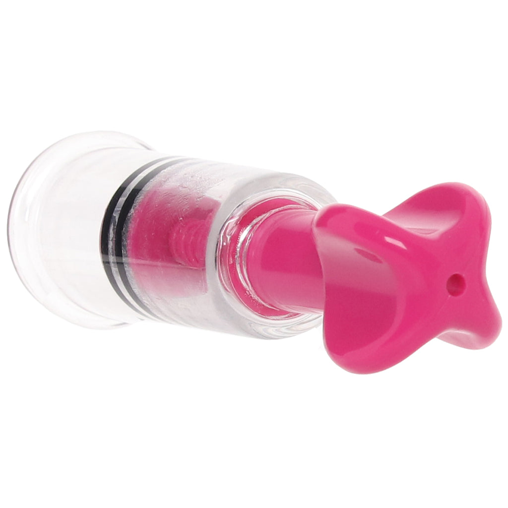 Size Matters MAXtwist Clit & Nipple Sucker Set in Pink Bondage and Fetish > Nipple Stimulators & Clamps - Tophatter Daily Deals