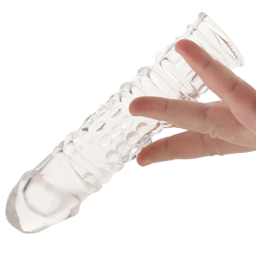 Blue Line 6.5 Inch Veiny Penis Extension Sleeve - Tophatter's Adult Sex Toys Online Male Enhancement > Extenders and Sleeves - Tophatter Daily Deals
