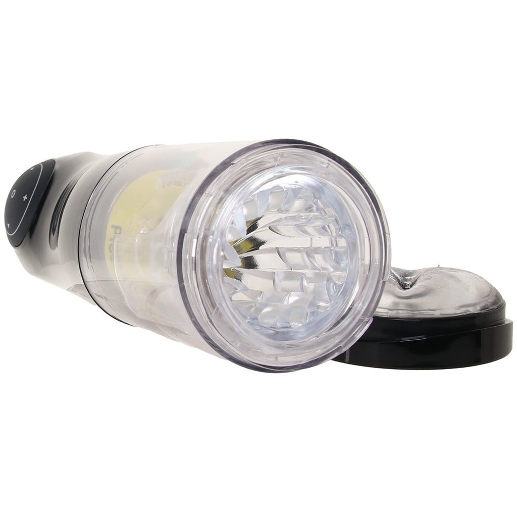 Extreme Mega-Bator Ass in Black/Clear Male Masturbators > Self-Contained Strokers - Tophatter Daily Deals