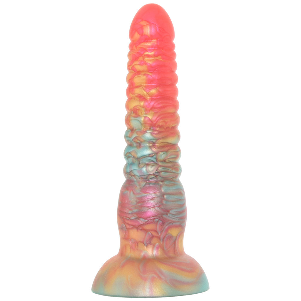 Colours Stacked 6 Inch Dildo in Red/Gold - Tophatter's Adult Sex Toys Online Dildo Sex Toys > Non-Phallic Dildos - Tophatter Daily Deals