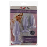 First Time Crystal Booty Anal Plug Set in Purple Anal Sex Toys > Butt Plugs - Tophatter Daily Deals