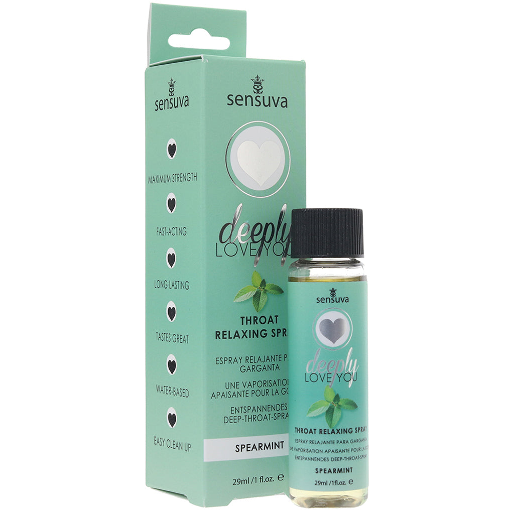 Deeply Love You Throat Relaxing Spray 1oz in Spearmint - Tophatter's Adult Products Lubes and Lotions > Female Enhancement - Tophatter Daily Deals