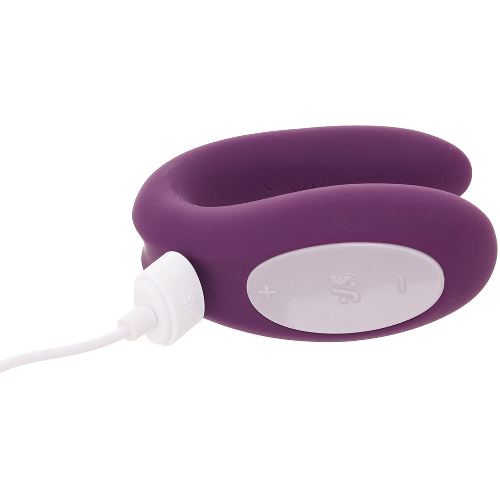 Satisfyer Double Joy Partner Vibe in Violet Vibrators > Clitoral Stimulators - Tophatter Daily Deals