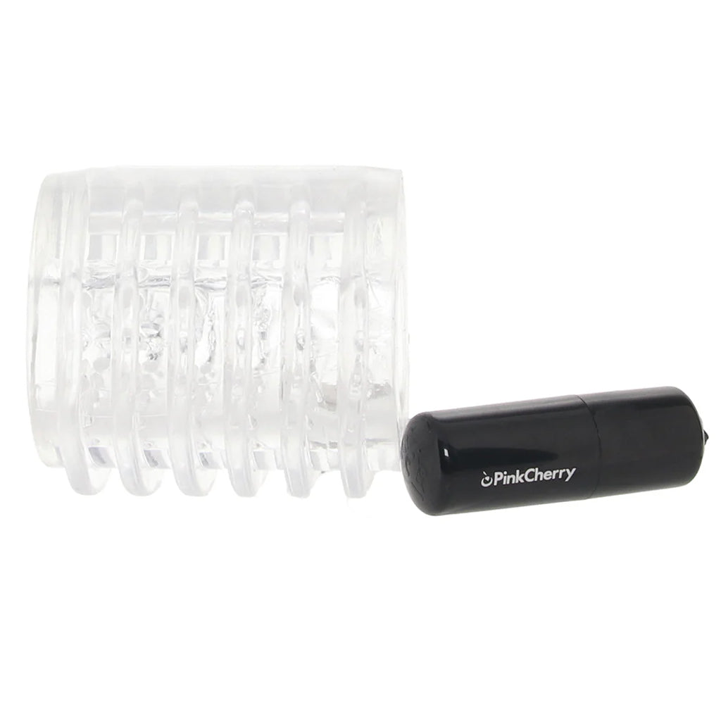 PinkCherry Sensation Vibrating Blowjob Stroker - Tophatter's Adult Sex Toys Online Male Masturbators > Discreet Masturbators - Tophatter Daily Deals