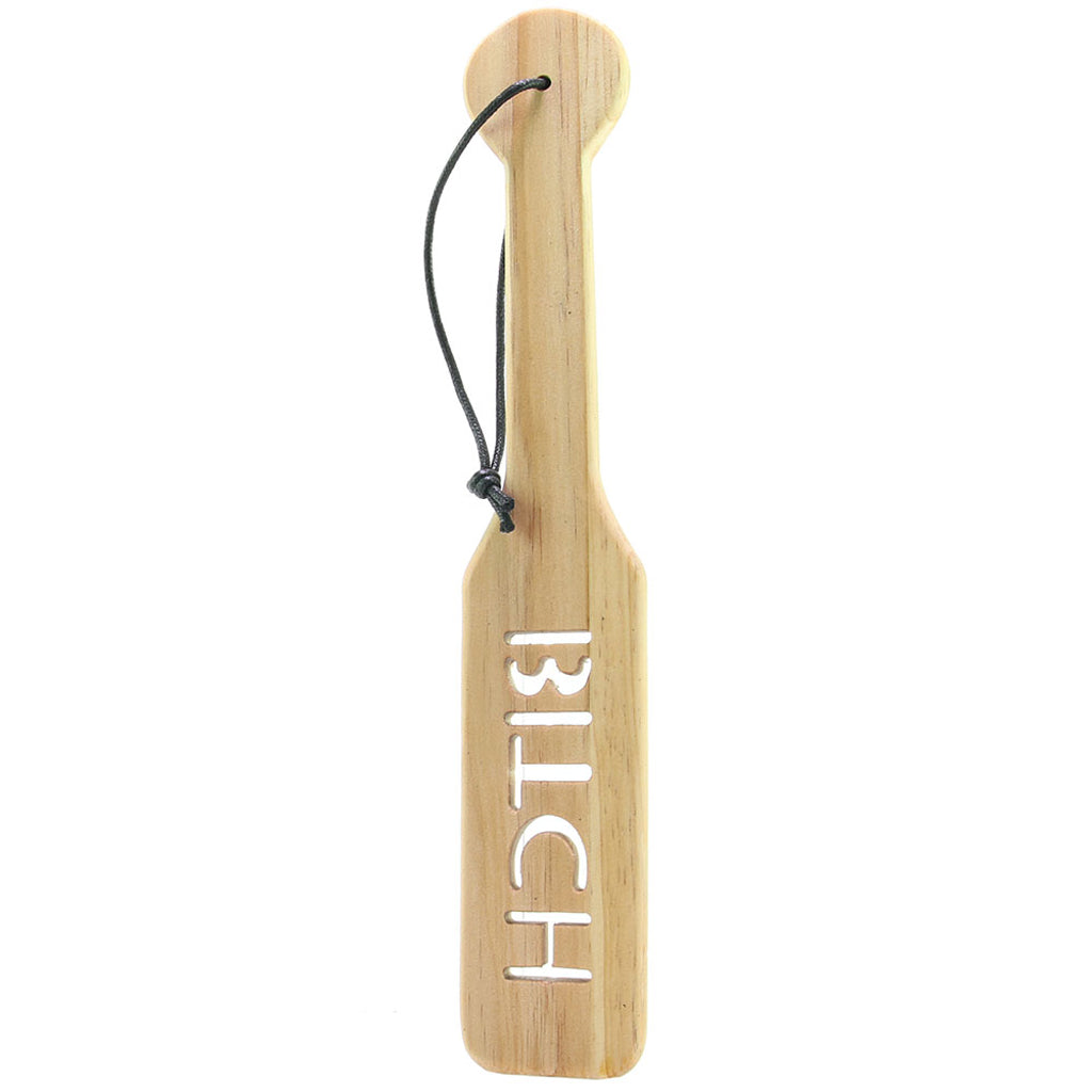 Wood BITCH Paddle - Tophatter's Adult Products Bondage and Fetish > Whips and Crops - Tophatter Daily Deals