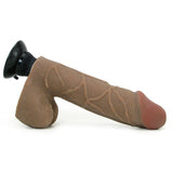 Real Feel Deluxe 10 Inch Vibrating Wall Banger Dildo in Tan Vibrators > Realistic Vibrator Dildos - Tophatter Daily Deals