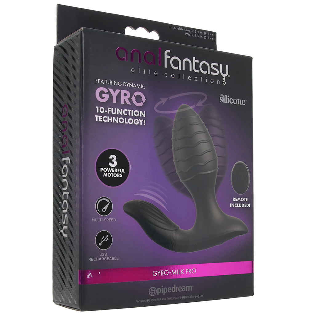 Anal Fantasty Gyro-Milk Pro Vibrating Plug Anal Sex Toys > Butt Plugs - Tophatter Daily Deals